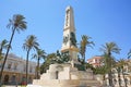 The monument to the Heroes of Cavite and Santiago de Cuba, Cartagena, Murcia, Spain. Royalty Free Stock Photo