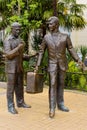 The monument to the heroes of the Comedy