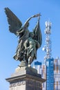 Monument to the Heroes of Kosovo in the center of KruÃÂ¡evac (Battle of Kosovo 1389). Serbia