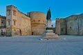 Monument to the heroes and martyrs of 1840 in Otranto. Salento, Apulia Italy.