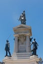 Monument To The Heroes Of The Naval Combat Of Iquique In 1879 an Royalty Free Stock Photo