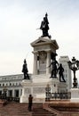 Monument To The Heroes Of The Naval Combat Of Iquique In 1879 On Plaza Sotomayor.