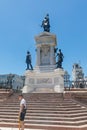 Monument To The Heroes Of The Naval Combat Of Iquique In 1879 an Royalty Free Stock Photo