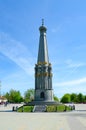 Monument to heroes of Patriotic War of 1812 on Liberty Square, Polotsk, Belarus