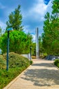 Monument to heroism at Yad Vashem memorial in Jerusalem, Israel Royalty Free Stock Photo