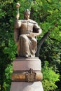 Monument to Hetman Ivan Mazepa in Poltava, central Ukraine Royalty Free Stock Photo