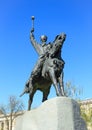 Monument to Hetman in Kiev, Ukraine, Royalty Free Stock Photo