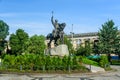 Monument to hetman Petro Sagaidachnyi in Kiev, Ukraine Royalty Free Stock Photo