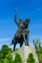 Monument to hetman Petro Sagaidachnyi in Kiev, Ukraine Royalty Free Stock Photo