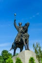 Monument to hetman Petro Sagaidachnyi in Kiev, Ukraine Royalty Free Stock Photo