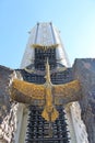 Monument to Holodomor. Kiev, Ukraine. Bottom view