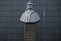 Monument to Honore de Balzac in Berdychiv, Ukraine, July 2023.