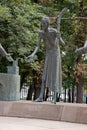 The monument to human vices. Moscow. Fragment of poverty. Royalty Free Stock Photo
