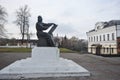 monument to the iconographer Andrei Rublev in Vladimir Royalty Free Stock Photo