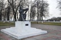 monument to the iconographer Andrei Rublev in Vladimir Royalty Free Stock Photo