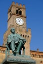 Monument to the Italian composer Giuseppe Verdi Royalty Free Stock Photo