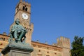 Monument to the Italian composer Giuseppe Verdi Royalty Free Stock Photo