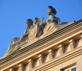 Monument to Ivan Fyodorov represents a massive statue of Ivan Fedorov