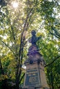 Monument to Ivan Kotlyarevsky a prominent Ukrainian writer, poet, author of Aeneid Royalty Free Stock Photo