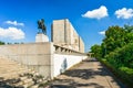 Monument to Jan Zizka of Trocnov in front of the National Memorial on VÃÂ­tkov Hill