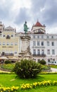 Monument to Joaquim Antonio de Aguiar at the Largo de Portagem square in Coimbra, Portugal.