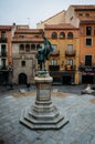 Monument to Juan Bravo, captain of the comunero and fighters for Castilla y Segovia in the 16th century. Erected in