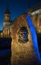 Monument to Julius Rupp on Kant Island. Kaliningrad.