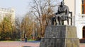 The monument to Kabardian writer Ali Shogentsukov.