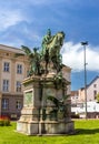 Monument to Kaiser-Wilhelm-Denkmal in Dusseldorf Royalty Free Stock Photo