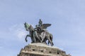 Monument to Kaiser Wilhelm I Emperor William on Deutsches Ecke Royalty Free Stock Photo