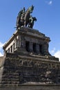Monument to Kaiser Wilhelm I in Koblenz Royalty Free Stock Photo