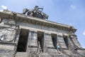 Monument to Kaiser Wilhelm I in Koblenz, bottom view Royalty Free Stock Photo