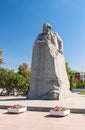 A monument to Karl Marx on Teatralnaya Square