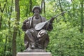 Monument to the Kazakh singer Zhambyl Zhabaev in Kyiv