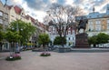 Monument to King Danylo Halytskyi in Lviv