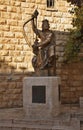 Monument to King David on Mount Zion in Jerusalem. Israel Royalty Free Stock Photo