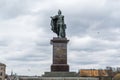 Monument to King Gustav III in Stockholm, the King of Sweden from 1771 until his assassination in 1792 Royalty Free Stock Photo