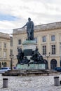 Monument to King Louis XV in Reims, France