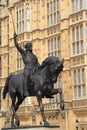 Monument to King Richard the Lionheart, London Royalty Free Stock Photo