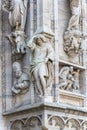 Monument to king Victor Emmanuel II on Cathedral Square , Milan, Italy Royalty Free Stock Photo