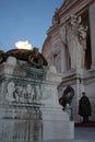 Monument to king Victor Immanuel II, who has united Italy, in Rome, Italy