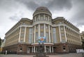 Monument to Kirill and Mefodiy at the building of the Saratov State University.