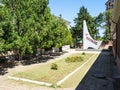 Monument to Komsomol in Abinsk city, Russia