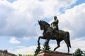 Monument to Kotovsky on horseback. August 19, 2021 Chisinau Moldova, for illustrative editorial use