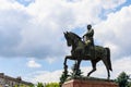 Monument to Kotovsky on horseback. August 19, 2021 Chisinau Moldova, for illustrative editorial use