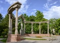 Monument to Kurmanzhan Datka, ruler of the Alai Kirghiz in the 19th century, in the capital of Kyrgyzstan, Bishkek, as it is Royalty Free Stock Photo