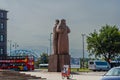 Monument to the Latvian Riflemen in the city of Riga