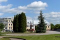 Monument to Lenin on the square in the center in Kaluga Royalty Free Stock Photo