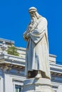 Monument to Leonardo da Vinci in Milan, Italy Royalty Free Stock Photo