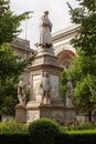 Monument to Leonardo da Vinci Royalty Free Stock Photo